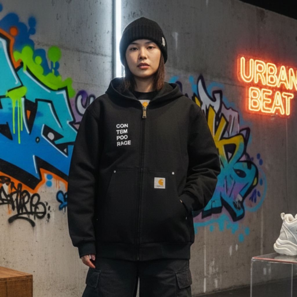 HOODED REWORK — Veste unisexe à capuche custom (Pièce unique) – Image 4