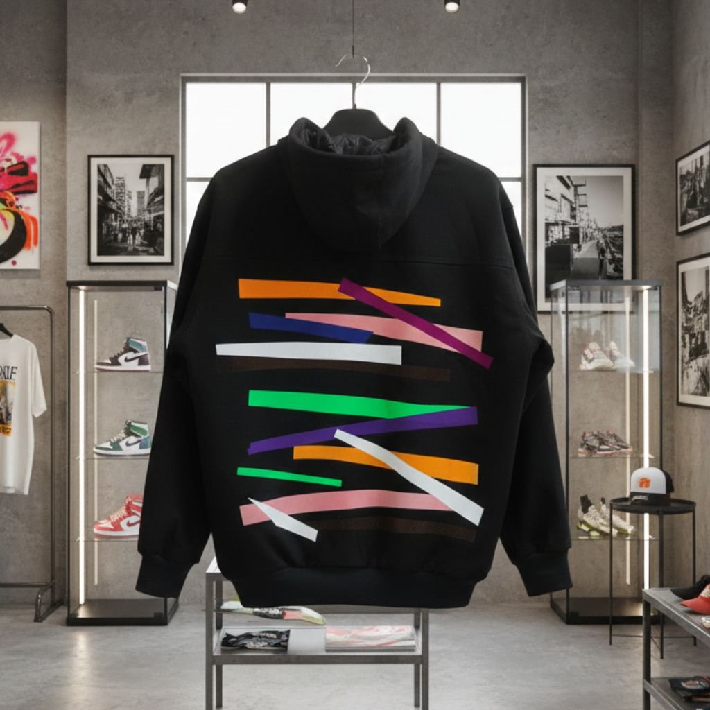 HOODED REWORK — Veste unisexe à capuche custom (Pièce unique) – Image 3